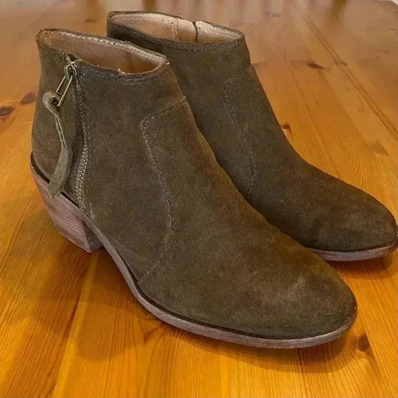 Madewell Brown Suede Ankle Boots Brenner Classic - Picture 6 of 15